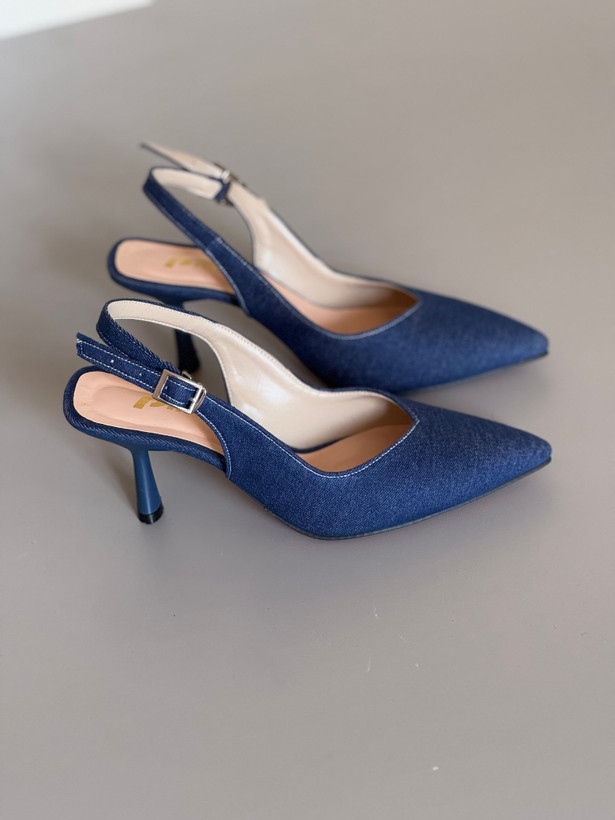 کفش مجلسی جنس جین