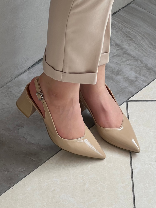 کفش مجلسی کرم نسکافه ای