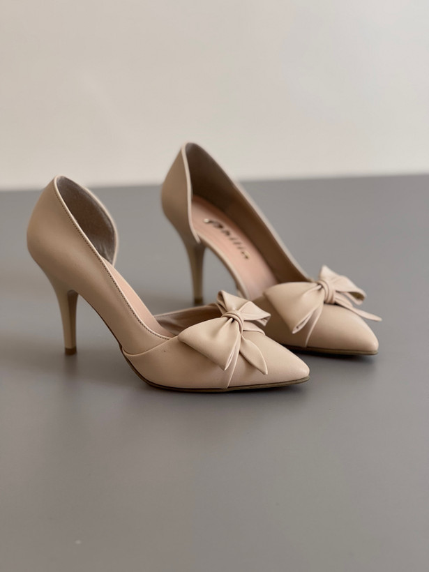 کفش پاپیونی پاشنه بلند دخترانه