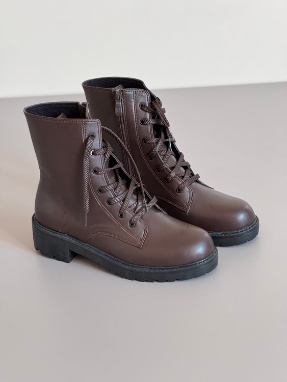 نیم بوت سربازی قهوه ای