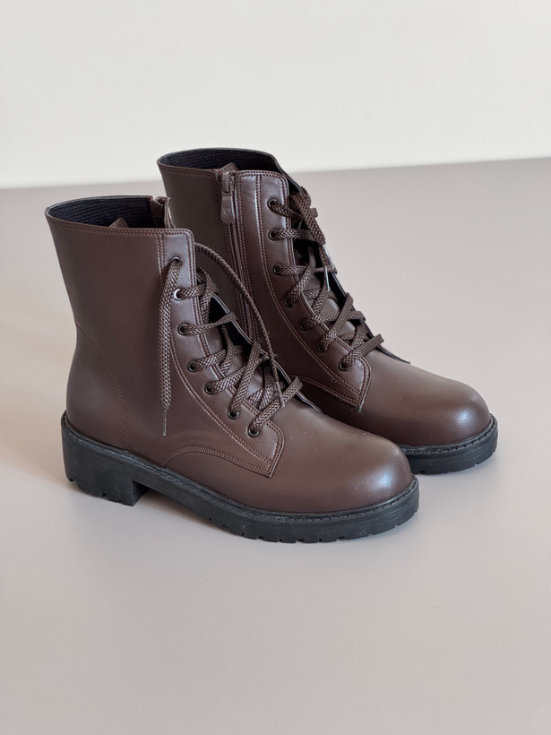 نیم بوت سربازی قهوه ای