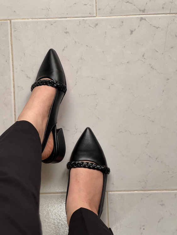 بابت بافت مشکی مات